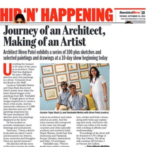 Journey of an Architect, Making of an Artist