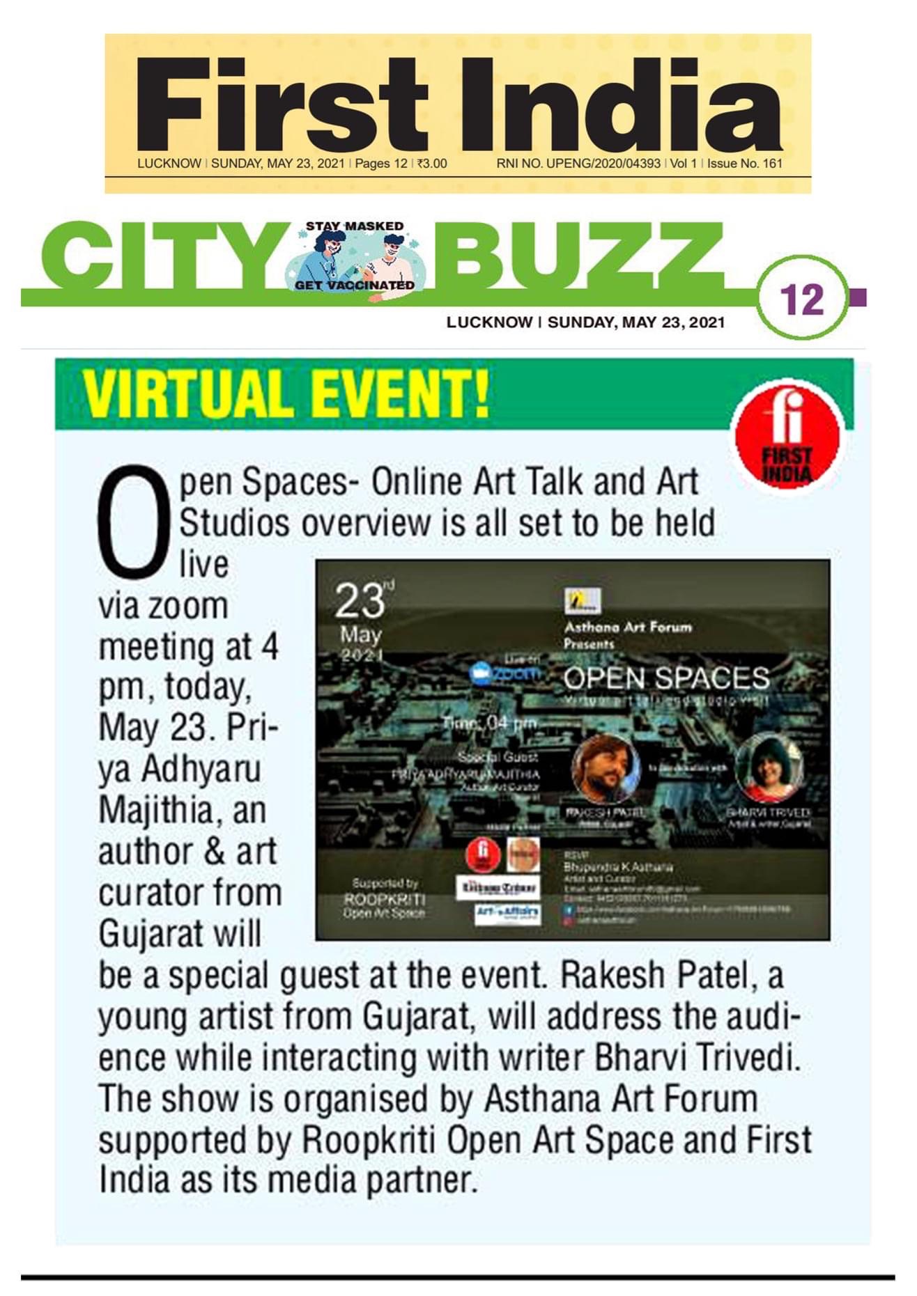 Open Spaces: Online Art Talk